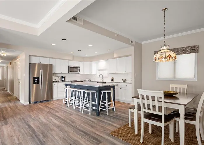 One Of A Kind Ocean Front 3 Bedroom In North Oc With Private Garage! Ocean City